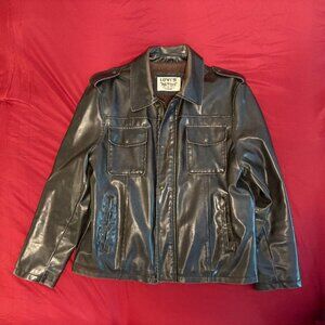 Levi's leather midweight jacket